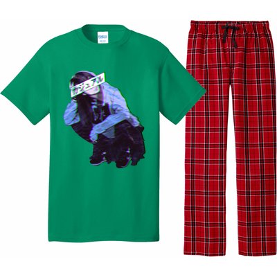 Comfortable Sad Japanese Anime Aesthetic Pajama Set