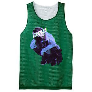 Comfortable Sad Japanese Anime Aesthetic Mesh Reversible Basketball Jersey Tank