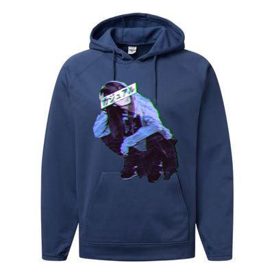 Comfortable Sad Japanese Anime Aesthetic Performance Fleece Hoodie