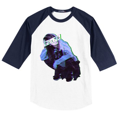 Comfortable Sad Japanese Anime Aesthetic Baseball Sleeve Shirt