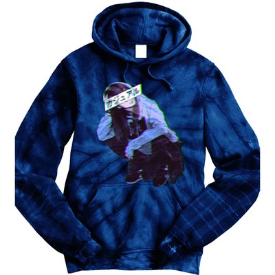 Comfortable Sad Japanese Anime Aesthetic Tie Dye Hoodie