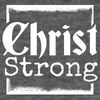Christ Strong Jesus Lover Gift Button