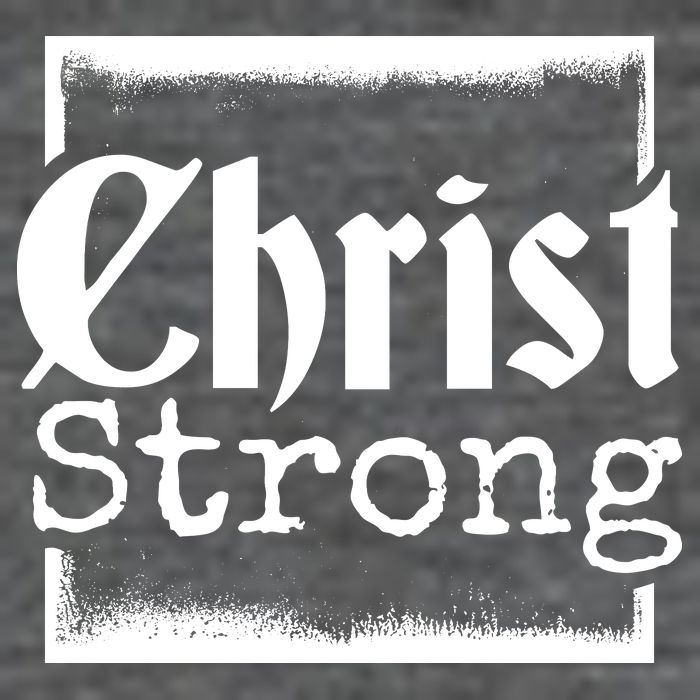 Christ Strong Jesus Lover Gift Button