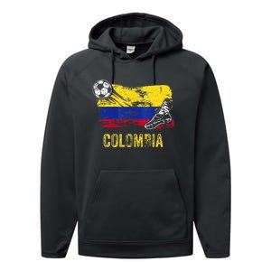 Colombia Soccer Jersey Fan Gallery Cheer Lady Mom Family Performance Fleece Hoodie