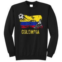 Colombia Soccer Jersey Fan Gallery Cheer Lady Mom Family Sweatshirt