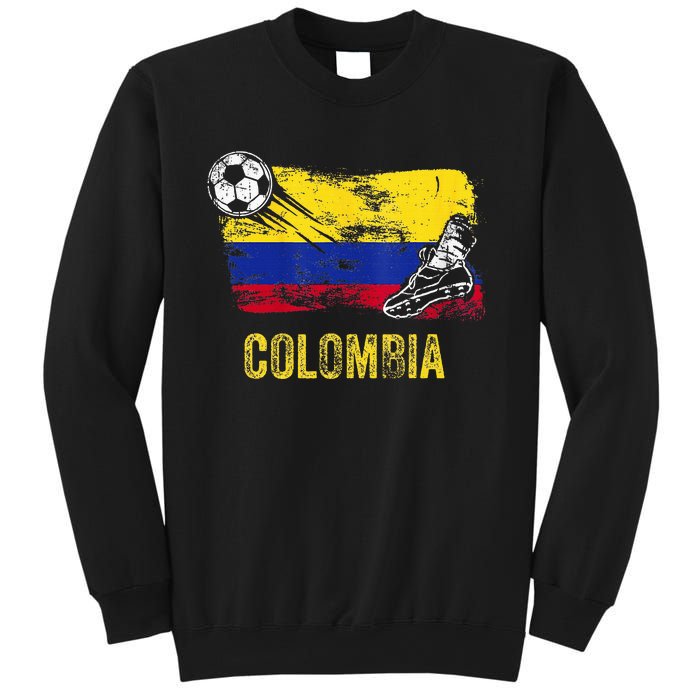 Colombia Soccer Jersey Fan Gallery Cheer Lady Mom Family Sweatshirt