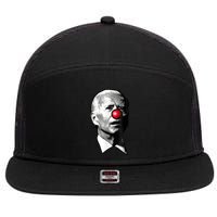 Clown Show Joe Funny Joe Biden Is A Democratic Clown 7 Panel Mesh Trucker Snapback Hat