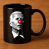 Clown Show Joe Funny Joe Biden Is A Democratic Clown 11oz C Handle Ceramic Mug