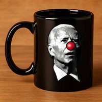 Clown Show Joe Funny Joe Biden Is A Democratic Clown 11oz C Handle Ceramic Mug