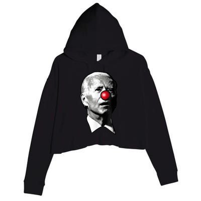 Clown Show Joe Funny Joe Biden Is A Democratic Clown Crop Fleece Hoodie