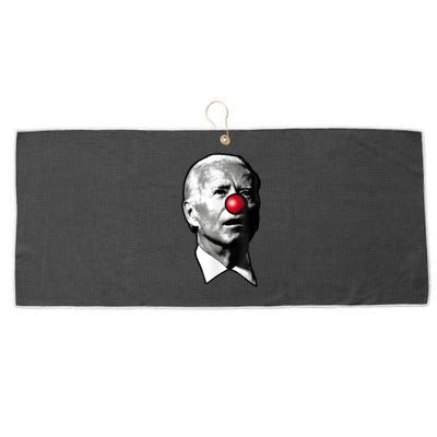 Clown Show Joe Funny Joe Biden Is A Democratic Clown Large Microfiber Waffle Golf Towel