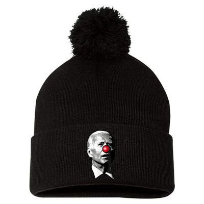 Clown Show Joe Funny Joe Biden Is A Democratic Clown Pom Pom 12in Knit Beanie