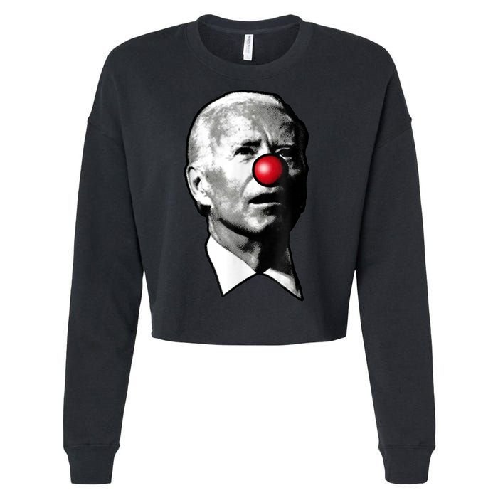Clown Show Joe Funny Joe Biden Is A Democratic Clown Cropped Pullover Crew