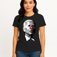 Clown Show Joe Funny Joe Biden Is A Democratic Clown Womens T-Shirt