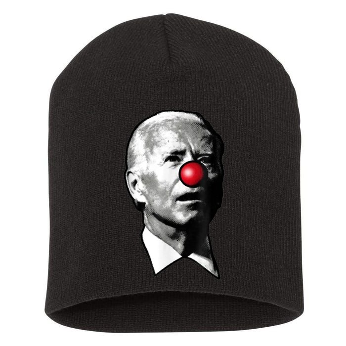 Clown Show Joe Funny Joe Biden Is A Democratic Clown Short Acrylic Beanie