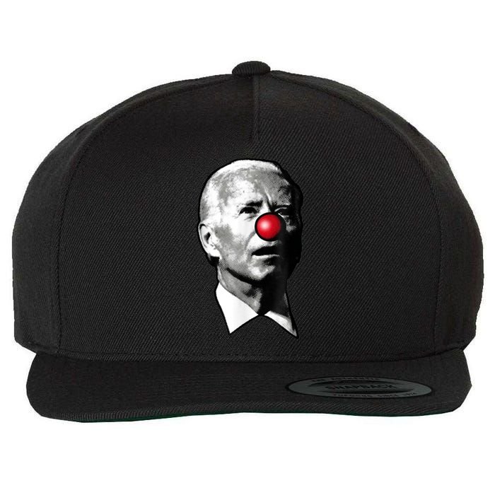 Clown Show Joe Funny Joe Biden Is A Democratic Clown Wool Snapback Cap