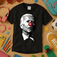 Clown Show Joe Funny Joe Biden Is A Democratic Clown Kids T-Shirt