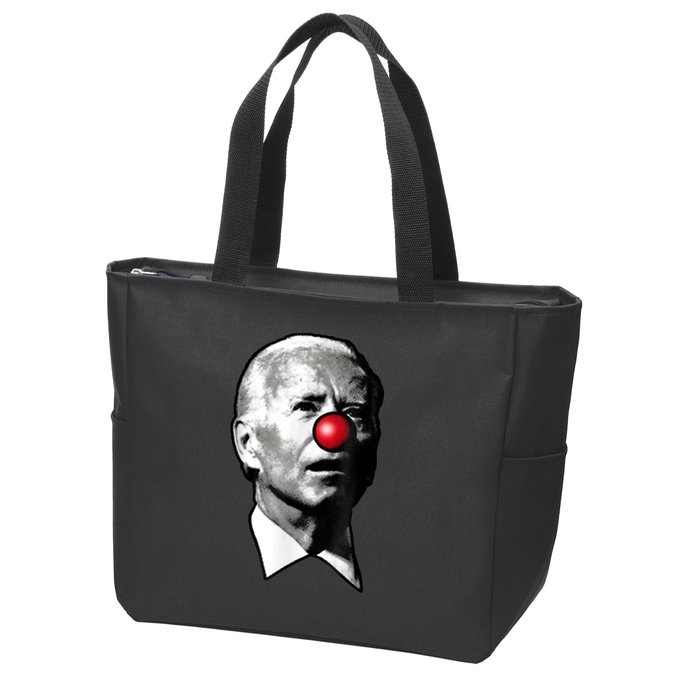 Clown Show Joe Funny Joe Biden Is A Democratic Clown Zip Tote Bag
