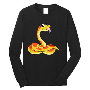 Corn Snake Kids Reptiles Cute Corn Snake Long Sleeve Shirt