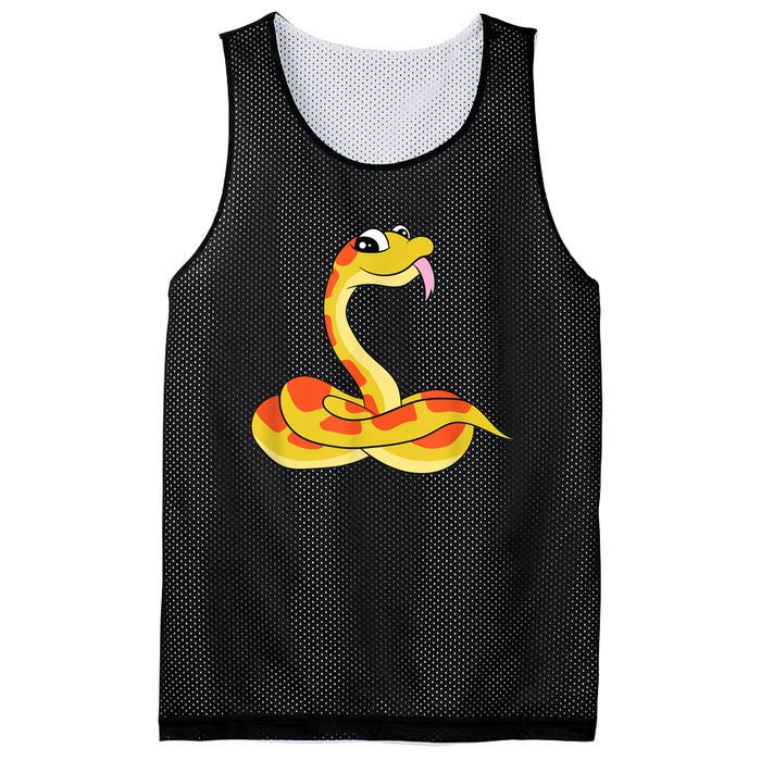 Corn Snake Kids Reptiles Cute Corn Snake Mesh Reversible Basketball Jersey Tank