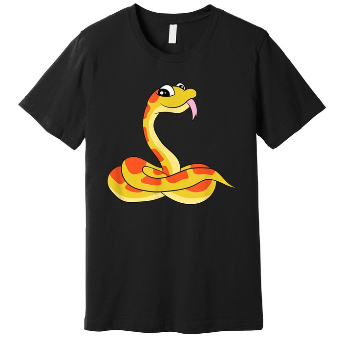 Corn Snake Kids Reptiles Cute Corn Snake Premium T-Shirt