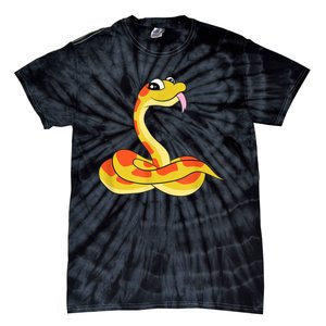 Corn Snake Kids Reptiles Cute Corn Snake Tie-Dye T-Shirt