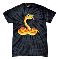 Corn Snake Kids Reptiles Cute Corn Snake Tie-Dye T-Shirt