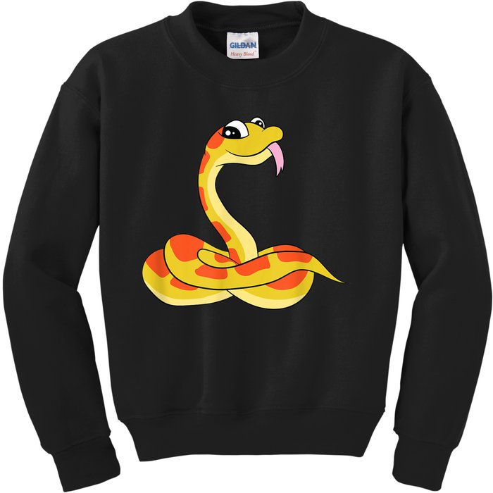 Corn Snake Kids Reptiles Cute Corn Snake Kids Sweatshirt