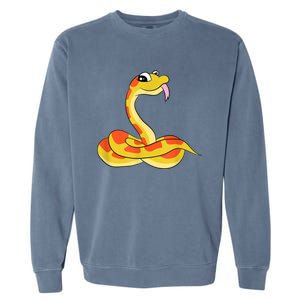 Corn Snake Kids Reptiles Cute Corn Snake Garment-Dyed Sweatshirt