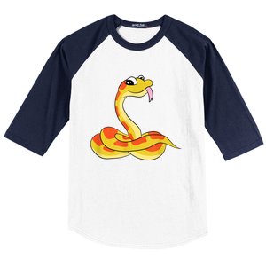 Corn Snake Kids Reptiles Cute Corn Snake Baseball Sleeve Shirt