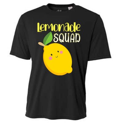 Cute Smiling Kawaii Lemon Lemonade Squad Cooling Performance Crew T-Shirt