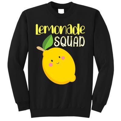 Cute Smiling Kawaii Lemon Lemonade Squad Sweatshirt