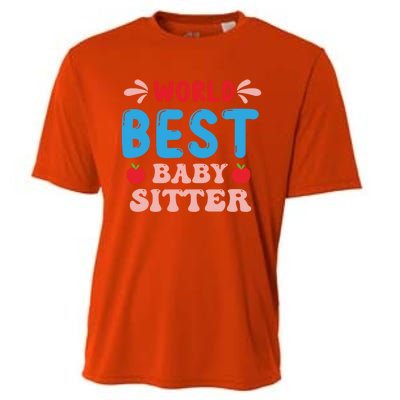 Childcare Sitter Kindergarten Gift Cooling Performance Crew T-Shirt