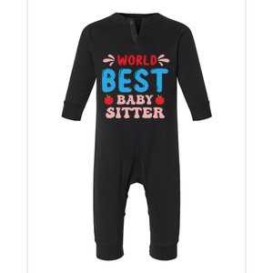 Childcare Sitter Kindergarten Gift Infant Fleece One Piece