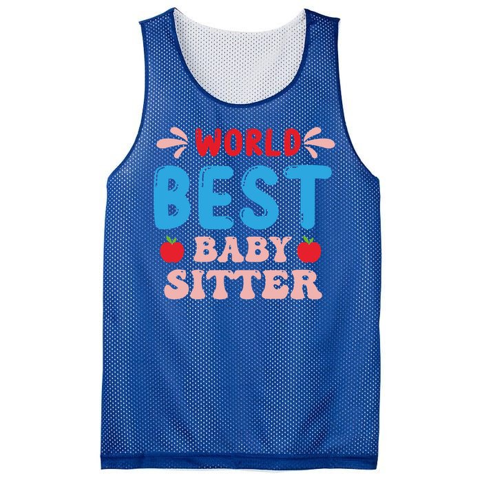 Childcare Sitter Kindergarten Gift Mesh Reversible Basketball Jersey Tank