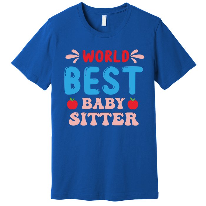 Childcare Sitter Kindergarten Gift Premium T-Shirt