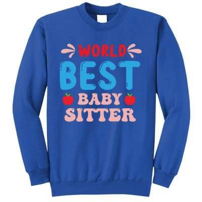 Childcare Sitter Kindergarten Gift Tall Sweatshirt