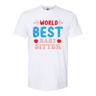 Childcare Sitter Kindergarten Gift Softstyle® CVC T-Shirt