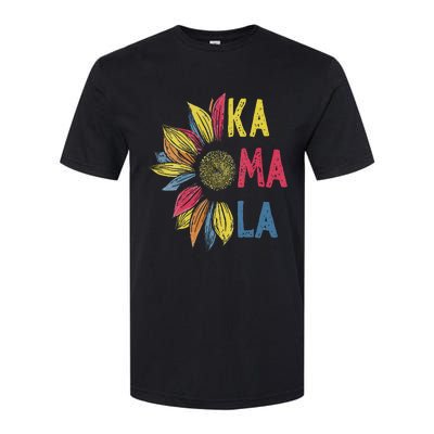 Colorful Sunflower Kamala Harris Softstyle® CVC T-Shirt