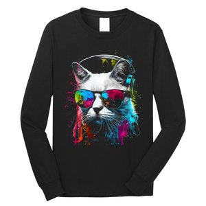 Cat Sunglasses Kitten Cat Love Cat Owner Long Sleeve Shirt