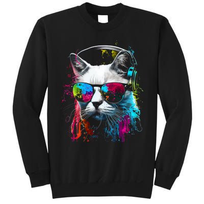 Cat Sunglasses Kitten Cat Love Cat Owner Sweatshirt