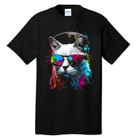 Cat Sunglasses Kitten Cat Love Cat Owner Tall T-Shirt