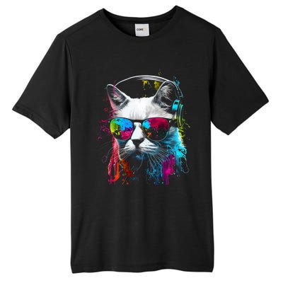 Cat Sunglasses Kitten Cat Love Cat Owner Tall Fusion ChromaSoft Performance T-Shirt