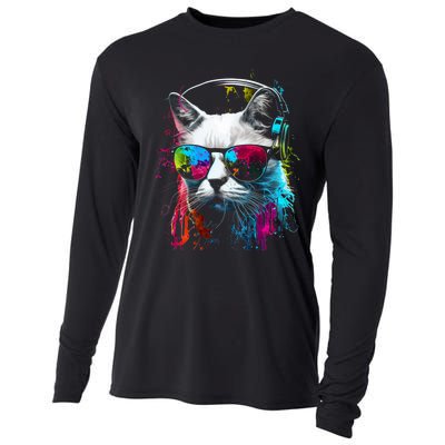 Cat Sunglasses Kitten Cat Love Cat Owner Cooling Performance Long Sleeve Crew