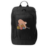 Cute Sloth Knitting Yarn Knitting Wool City Backpack