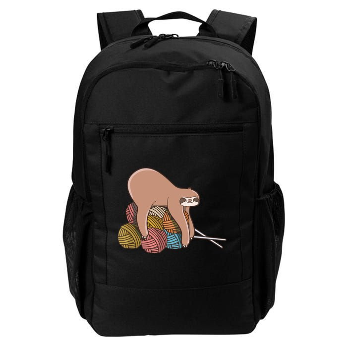 Cute Sloth Knitting Yarn Knitting Wool Backpack