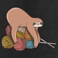 Cute Sloth Knitting Yarn Knitting Wool Adult Drive Performance Visor