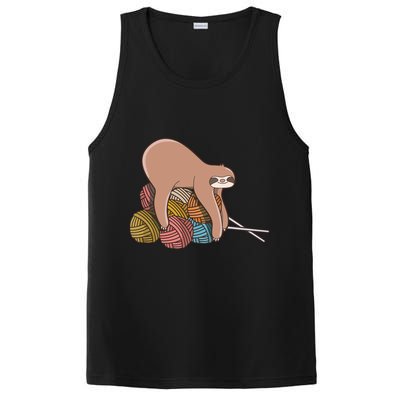 Cute Sloth Knitting Yarn Knitting Wool PosiCharge Competitor Tank