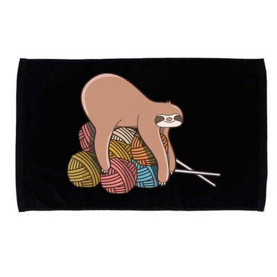 Cute Sloth Knitting Yarn Knitting Wool Microfiber Hand Towel