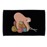 Cute Sloth Knitting Yarn Knitting Wool Microfiber Hand Towel